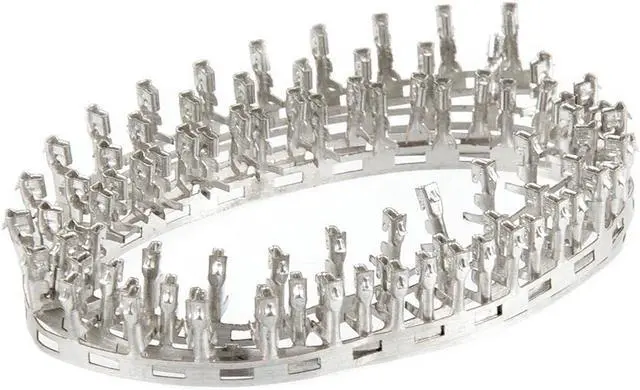 Alt view image 4 of 4 - 90pcs Silver Tone Metal PH2.0 Female Pin Terminal Connector for Jumper Wire