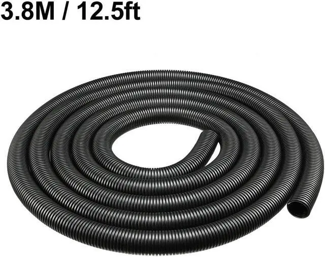 Alt view image 5 of 5 - Corrugated Tube Conduit PP Polyethylene Tubing Flexible Pipe Hose Black 20mm Inner Dia 25mm Outer Dia. 3.8M Long