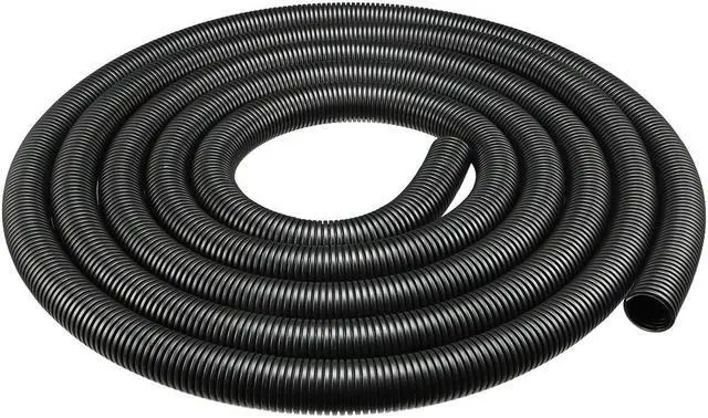 Main image of Corrugated Tube Conduit PP Polyethylene Tubing Flexible Pipe Hose Black 20mm Inner Dia 25mm Outer Dia. 3.8M Long
