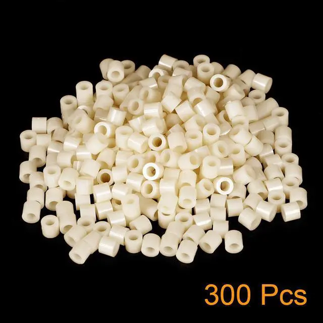 Main image of Round Spacers Washers for M4 Screws ABS OD 7mm, ID 4mm, Height 6mm 300pcs