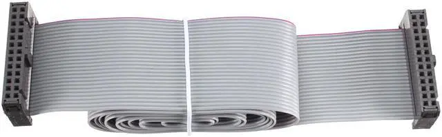 Main image of IDC Wire Flat Ribbon Cable FC/FC Connector A-type 26 Pins 2.54mm Pitch 1m Length Gray