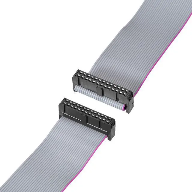 Alt view image 5 of 5 - IDC Wire Flat Ribbon Cable FC/FC Connector A-type 26 Pins 2.54mm Pitch 1m Length Gray