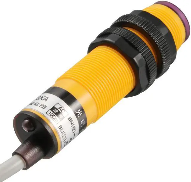 Alt view image 3 of 5 - 10cm Inductive Proximity Sensor Switch Detector NO AC 90-250V 400mA 2-wire E18-DS10KA