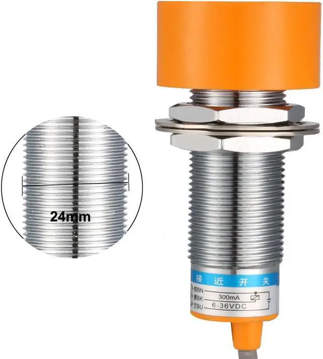 Alt view image 4 of 5 - 20mm Inductive Proximity Sensor Switch Detector NPN NO DC 6-36V 300mA 3-wire SC-3020A