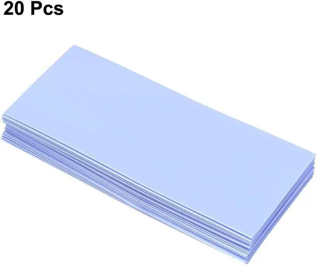 Alt view image 4 of 4 - Heat Shrink Tubing 29.5mm Flat Width Pre Cut Heat Shrink Wrap Tube for 18650 72mm Length Light Blue 20pcs