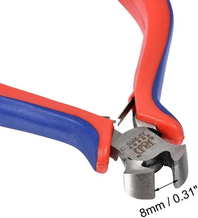 Alt view image 3 of 4 - End Cutting Pliers 5 Inch Mini Precision End Nippers Wire Cutter Pliers Nail Puller Tool 2 Pcs