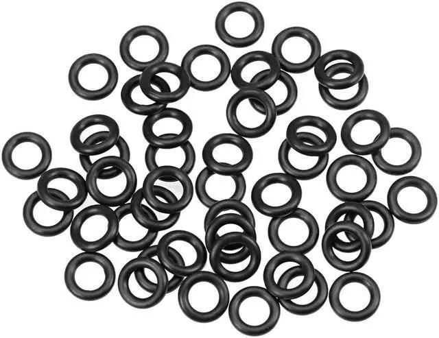 Main image of O-Rings Nitrile Rubber 7mm Inner Diameter 12mm OD 2.5mm Width Round Seal Gasket 50 Pcs