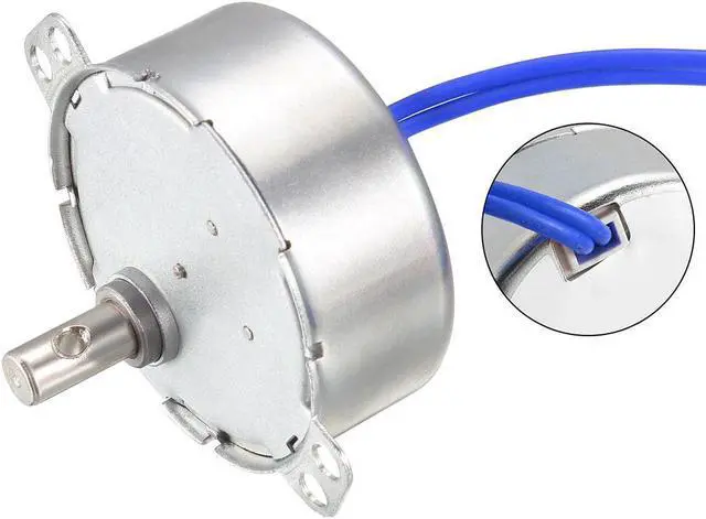 Alt view image 4 of 4 - Metal Gear Electric Synchronous Motor AC 100-127V 45-54RPM 50-60Hz CCW/CW 4W