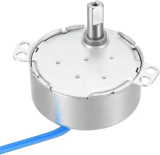 Main image of Synchronous Motor AC 12V 4-5RMP 50-60Hz 4W Double Flat Shaft CW/CCW