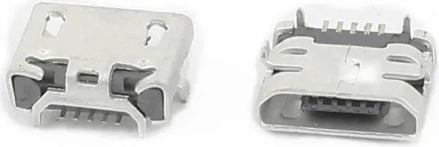 Alt view image 2 of 2 - 10Pcs Type B Micro USB 5 Pin Female Jack Port Socket Connector Adapter for Phone