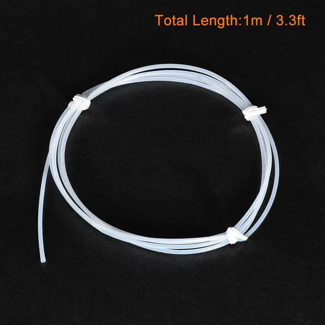 Alt view image 2 of 3 - 1mm ID 1.4mm OD PTFE Tubing Tube 1 Meter 3.3ft Lengh For 3D Printer RepRap