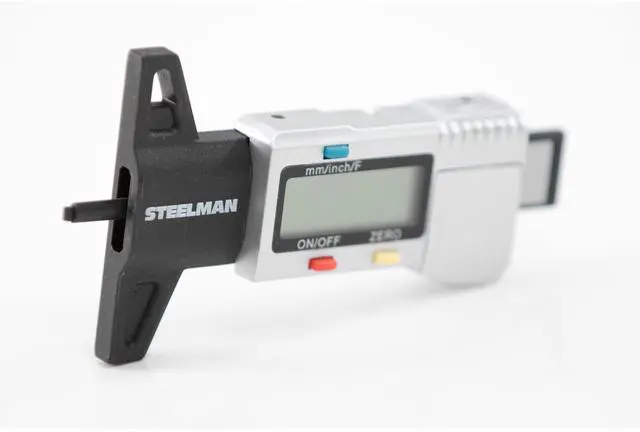 Alt view image 2 of 13 - STEELMAN 60664 Digital Tire Tread Depth Gauge, 3 Modes - Fractional Inch, Decimal Inch, and Millimeter, 0-1 Inch