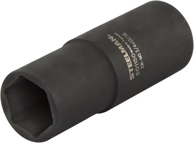 Alt view image 2 of 4 - STEELMAN 301150 1/2-Inch Drive Impact Flip Socket, 3/4-Inch x 13/16-Inch