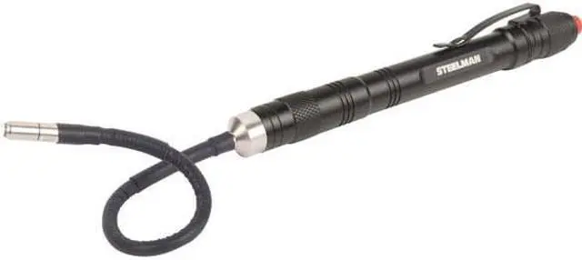 Alt view image 5 of 15 - STEELMAN 95887 LED Bendable Inspection Pen Light Flexible Automotive Flashlight