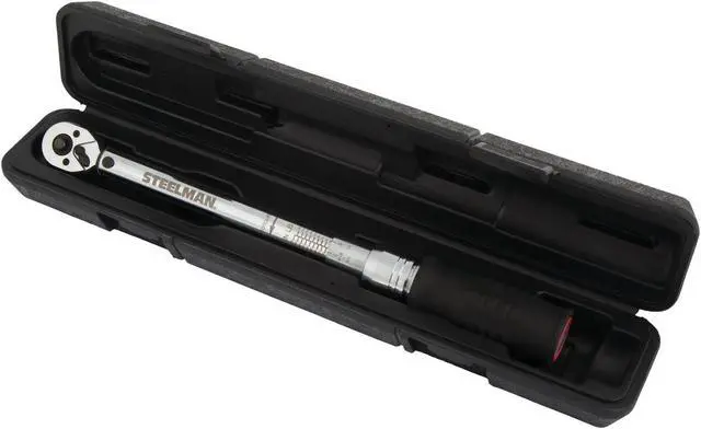 Alt view image 4 of 13 - STEELMAN 60464 3/8-Inch Drive 30-200 in-lb Micro-Adjustable Torque Wrench