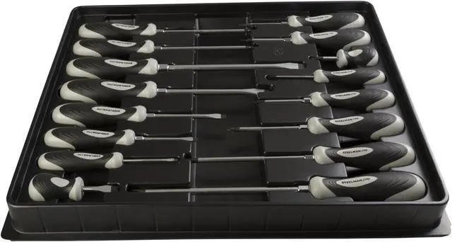 Alt view image 5 of 6 - STEELMAN PRO 78460 Slotted, Phillips, and Torx Screwdriver Set, 16-Piece