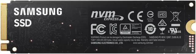 Alt view image 3 of 7 - SAMSUNG 980 M.2 2280 1TB PCI-Express 3.0 x4, NVMe 1.4 V-NAND MLC Internal Solid State Drive (SSD) MZ-V8V1T0B/AM