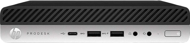 Main image of HP EliteDesk 800 G4 G5 Micro Desktop PC - 8th Gen Intel Six Core i7-8700T 2.40 GHz 8 GB DDR4 128 GB SSD WiFi BT Windows 10 Pro