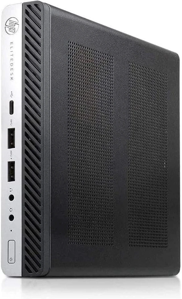 Alt view image 2 of 4 - HP EliteDesk 800 G4 G5 Micro Desktop PC - 8th Gen Intel Six Core i7-8700T 2.40 GHz 8 GB DDR4 128 GB SSD WiFi BT Windows 10 Pro