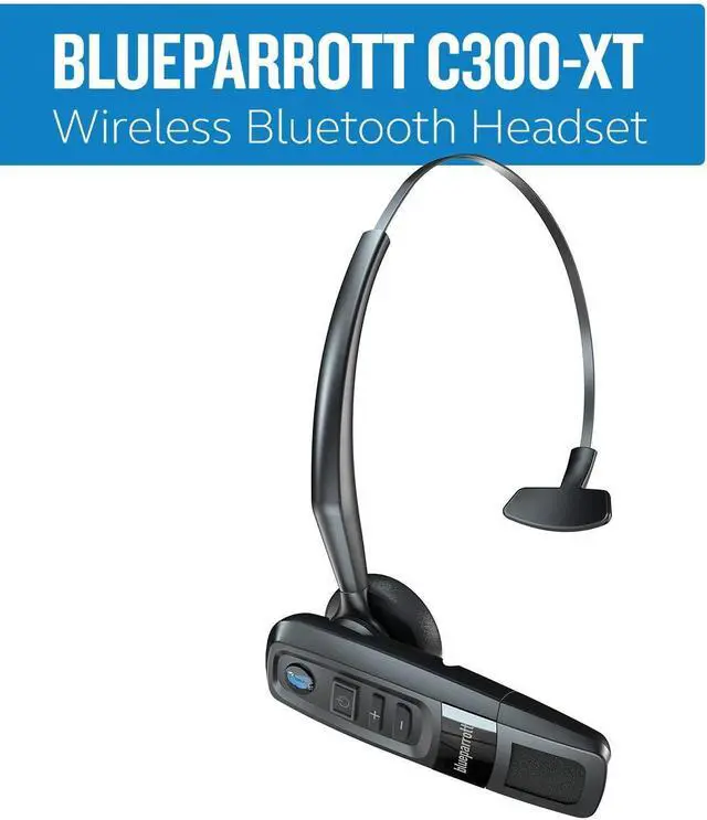 Alt view image 2 of 3 - BlueParrott C300-XT Noise Canceling Bluetooth Headset Hands-Free Wireless Headset, Perfect For High-Noise Environments, Long Wireless Range with Superior Sound, IP65-Rated, Black