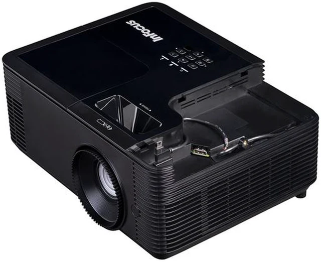 Alt view image 3 of 5 - InFocus IN2136 DLP WXGA 4500 Lumens, 1.3X Zoom, 3X HDMI, VGA, 3D and Wi-Fi Ready TechStation Projector