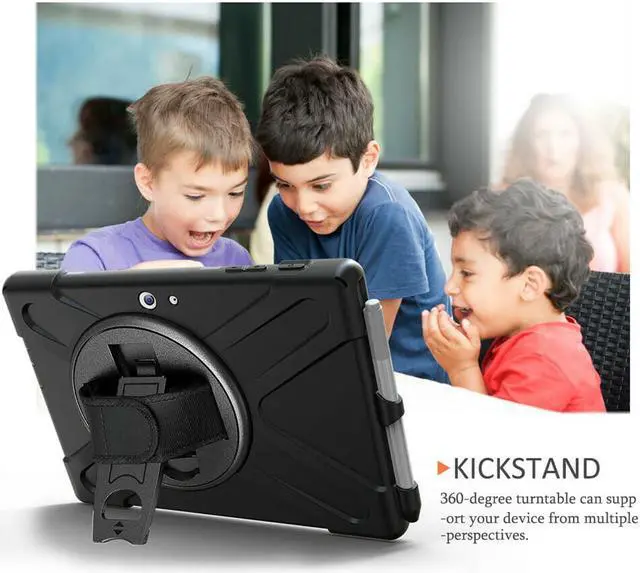 Alt view image 6 of 7 - Werleo Surface Pro 6 Case Surface Pro Case 2017 Heavy Duty Full-Body Rugged Protective Case Cover with Kickstand Hand Strap for Microsoft Surface Pro 6 2018 / Surface Pro 5 2017 / Surface Pro 4 2015