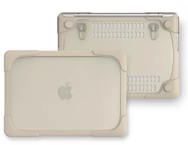 Alt view image 5 of 7 - MacBook Pro 13 Inch Case 2017 & 2016 Release A1706 A1708 Protective Cover Shell Ultra Slim Rubberized Hard Case Cover with Kickstand For Apple Macbook Pro 13" with / without Touch Bar and Touch ID