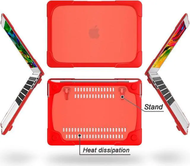 Alt view image 7 of 7 - MacBook Pro Retina 13 Case Werleo Rubberized Heavy Duty Shockproof Hard Plastic Protective Case Cover with Foldable Kickstand for Apple MacBook Pro Retina 13.3" inch Model A1502 A1425