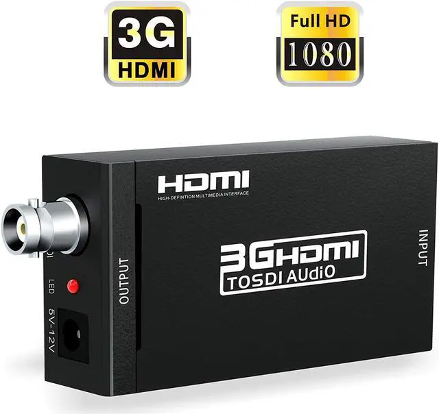 Main image of HDMI to SDI Converter WERLEO HDMI to SDI Video Converter BNC SDI / HD-SDI / 3G-SDI Adapter Support 1080P for Camera Home Theater