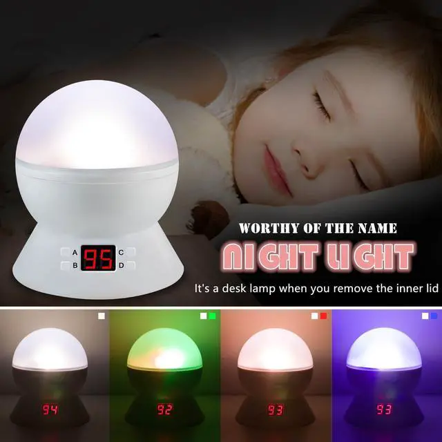 Alt view image 6 of 7 - Night Lights for Kids Multiple Colors Rotating Star Projector with Timing Shutdown Function Night Light for Baby Boys and Girls