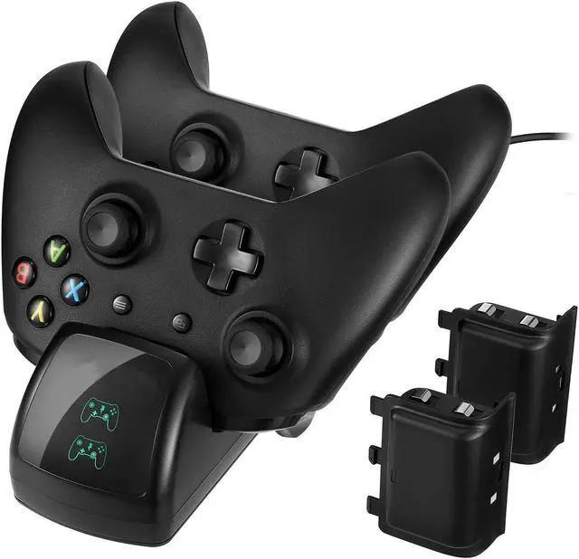 Main image of Xbox One Controller Dual Charger Controller Charging Stand Elite Controller Charging Station High Speed Docking for Xbox One / One S / One X with 2 Rechargeable Battery Packs