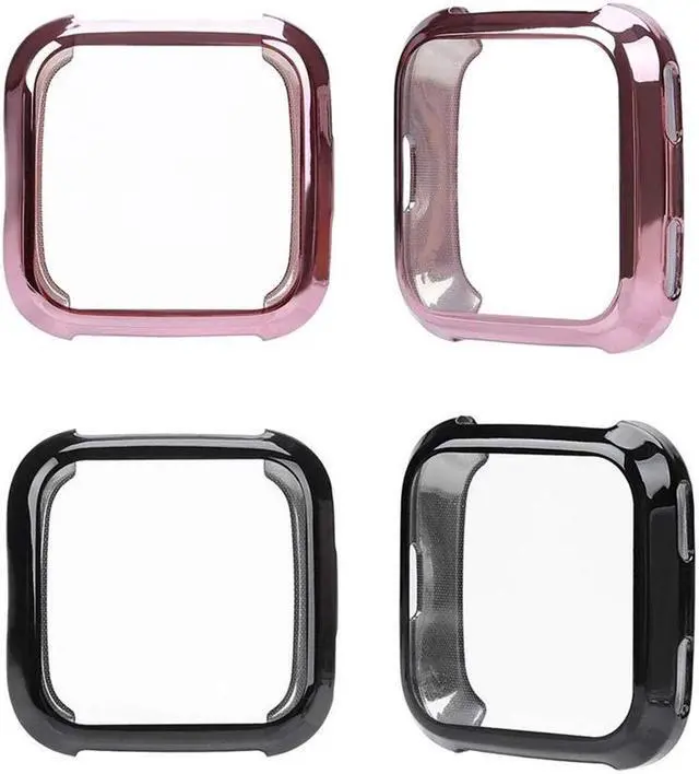 Alt view image 3 of 7 - Werleo Case Compatible with Apple Watch Case Series 4 TPU Clear Protective Cover Bumper for Apple Watch Series 4 (44mm-6 Pack)