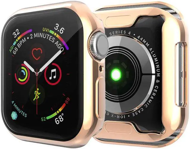 Alt view image 6 of 7 - Werleo Case Compatible with Apple Watch Case Series 4 TPU Clear Protective Cover Bumper for Apple Watch Series 4 (44mm-6 Pack)