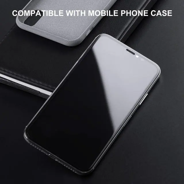Alt view image 4 of 7 - Werleo HD iPhone Xs Max Screen Protector Full Screen Tempered Glass Screen Protector Film Edge to Edge Protection Screen Cover Saver Guard for 3D 9H Hardness Apple iPhone Xs Max 6.5in Black