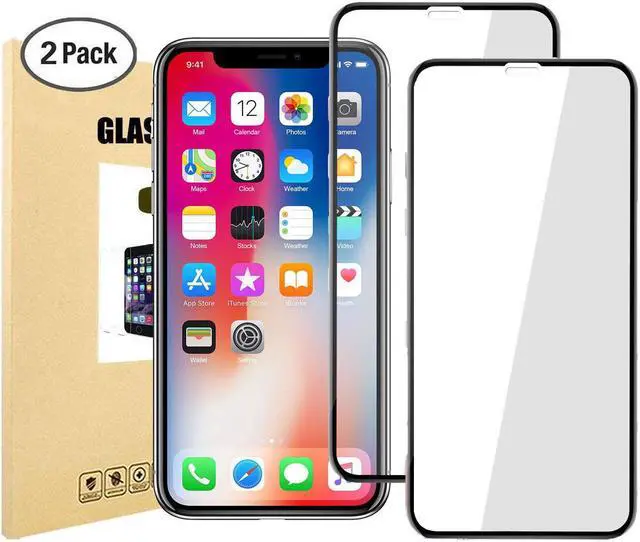 Main image of Werleo HD iPhone Xs Max Screen Protector Full Screen Tempered Glass Screen Protector Film Edge to Edge Protection Screen Cover Saver Guard for 3D 9H Hardness Apple iPhone Xs Max 6.5in Black