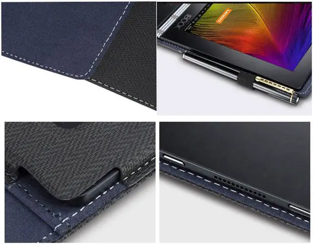 Alt view image 6 of 7 - WERLEO Lenovo Yoga Book Case PU Leather Folio Stand Cover For Lenovo Yoga Book 2-in-1 10.1 Inch Tablet