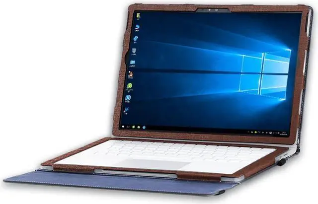 Alt view image 3 of 7 - For Microsoft Surface Book 2 15 inch Case Cover PU Leather Detachable Protective Folio Case For 15 Inch Microsoft Surface Book 2 15" Surface book 2