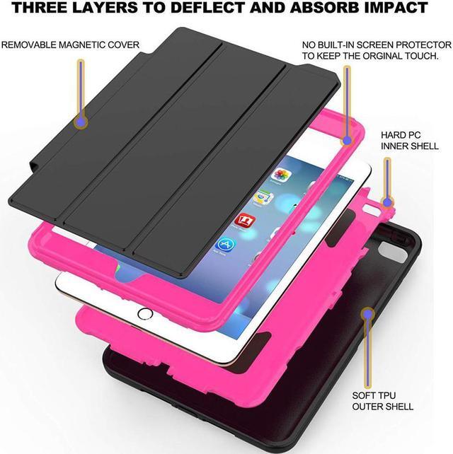 Alt view image 3 of 7 - Magnetic Smart Case for iPad Pro 12.9 Inch 2017 2015 with Auto Sleep Wake Slim Lightweight Smart Shell Stand Cover Protective Cover for iPad Pro 12.9 Inch 1st & 2nd Generation