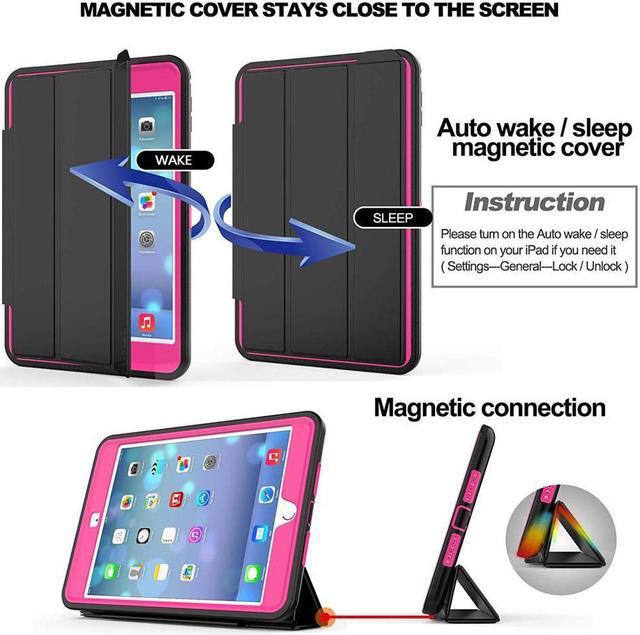 Alt view image 4 of 7 - Magnetic Smart Case for iPad Pro 12.9 Inch 2017 2015 with Auto Sleep Wake Slim Lightweight Smart Shell Stand Cover Protective Cover for iPad Pro 12.9 Inch 1st & 2nd Generation