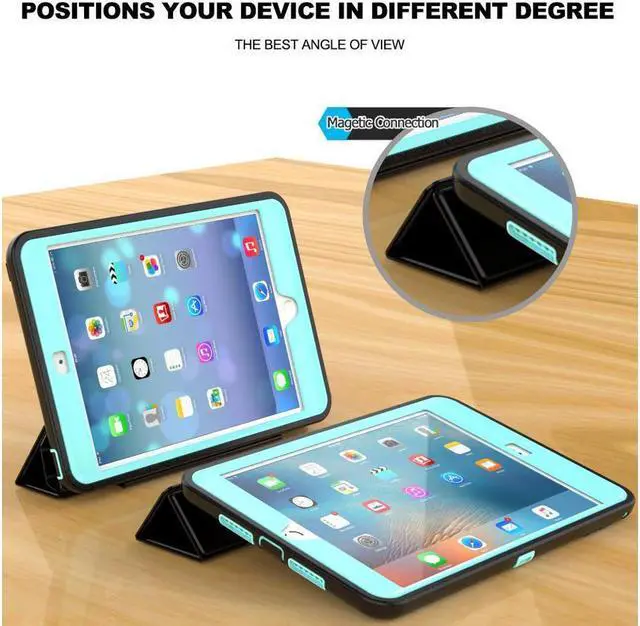 Alt view image 2 of 7 - Magnetic Smart Case for iPad Pro 12.9 Inch 2017 2015 with Auto Sleep Wake Slim Lightweight Smart Shell Stand Cover Protective Cover for iPad Pro 12.9 Inch 1st & 2nd Generation