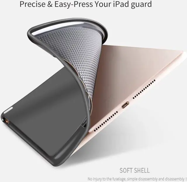 Alt view image 3 of 7 - iPad 9.7 2018 2017 Case / iPad Air 2 Case / iPad Air Case Slim Leather Stand Cover Shell Lightweight Multi-Angle Viewing Folio Cover with Auto Sleep/Wake for Apple iPad 6th / 5th Gen iPad Air 2