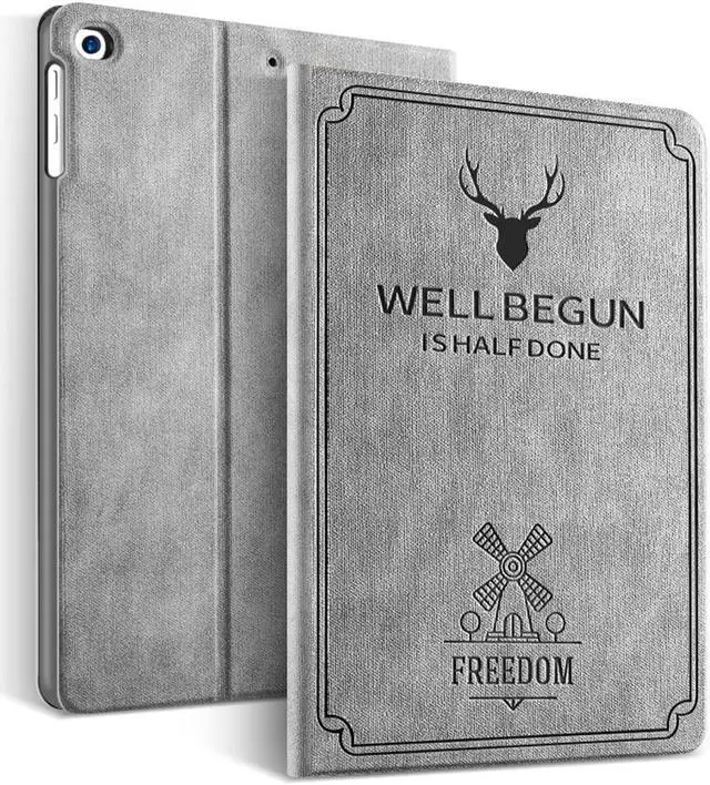 Alt view image 2 of 7 - iPad 9.7 2018 2017 Case / iPad Air 2 Case / iPad Air Case Slim Leather Stand Cover Shell Lightweight Multi-Angle Viewing Folio Cover with Auto Sleep/Wake for Apple iPad 6th / 5th Gen iPad Air 2
