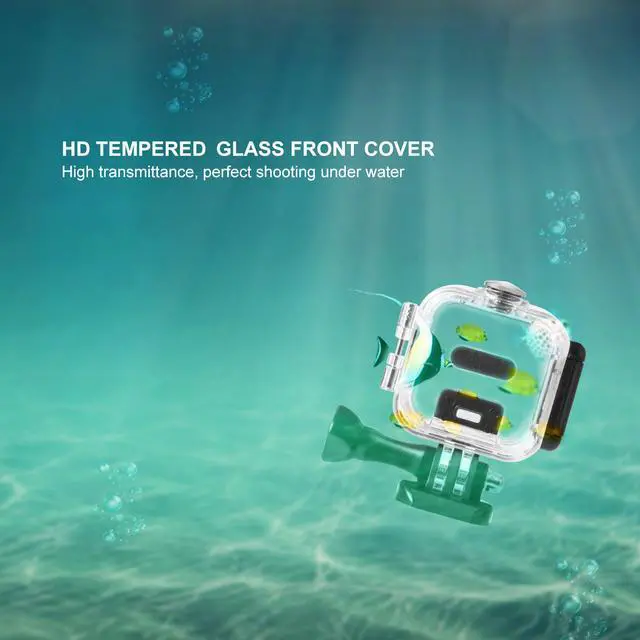 Alt view image 3 of 7 - Werleo 45M Dive Housing Case for Gopro Hero 5 Session / Hero Session / Hero 4 Session Waterproof Case Diving Protective Shell with Bracket Accessories Kit for Gopro Hero5 Session & Hero Session