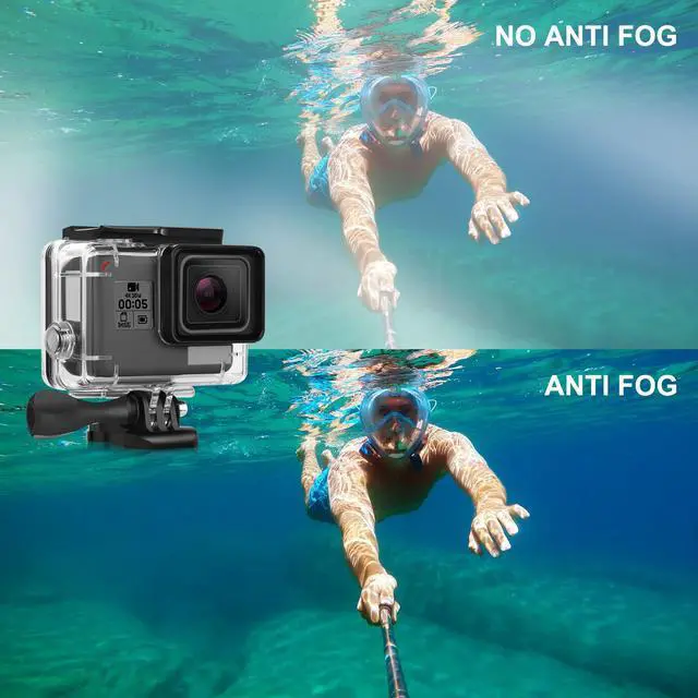 Alt view image 7 of 7 - Werleo Waterproof Case Accessory Kit for Gopro Hero 7 Black / HD (2018) / 6 / 5 with Waterproof Housing Case + 3 Filters + Anti-Fog Insert