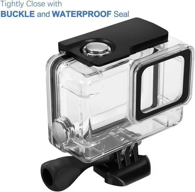 Alt view image 3 of 7 - Werleo Waterproof Housing Case for GoPro Hero 7 White GoPro Hero 7 Silver with Quick Release Mount and Thumbscrew 45 Meters Underwater Photography