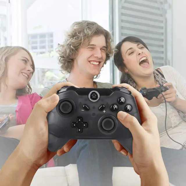 Alt view image 7 of 7 - Werleo Switch Pro Controller Wireless Controller Compatible with Nintendo Switch Supports Gyro Axis Function & Dual Shock