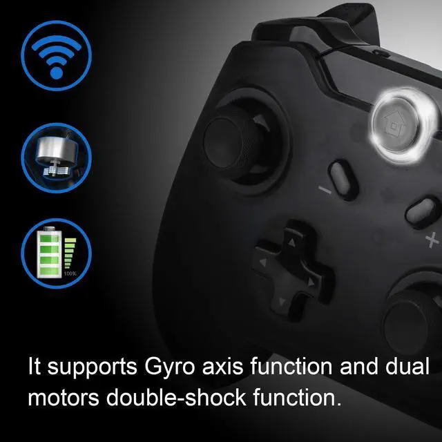 Alt view image 4 of 7 - Werleo Switch Pro Controller Wireless Controller Compatible with Nintendo Switch Supports Gyro Axis Function & Dual Shock