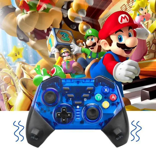 Alt view image 3 of 7 - Werleo Pro Controller for Nintendo Switch Bluetooth Gamepad Joypad Remote Compatible with Nintendo Switch Console
