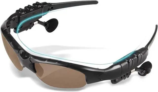 Alt view image 4 of 7 - Werleo Sunglasses Headset Headphone Bluetooth Wireless Music Sunglasses Headsets Compatible iPhone Samsung LG and Smart Phones PC Tablets