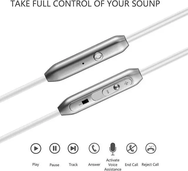 Alt view image 4 of 7 - in-Ear Earbuds Headphones Werleo Magnetic Wired Earphones Stereo Bass Noise Cancelling Ear Buds Headsets with Microphone and Volume Control for All 3.5mm Jack Phones